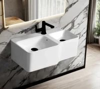 Раковина Ceruttispa Double Bella 9703 белый Раковина Ceruttispa Double Bella 9703 белый