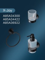 Крючок AM.PM X-Joy A85A35622 черный, на шурупах