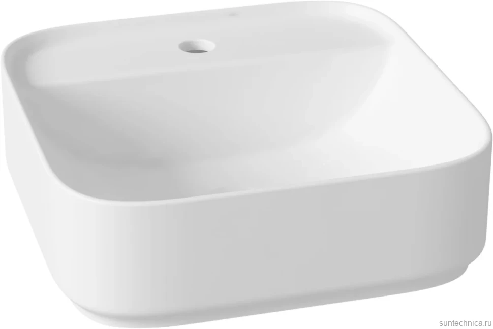 Комплект Накладная раковина Lavinia Boho Bathroom Sink Slim 33311007 + Донный клапан Wellsee Drainage System 182138000 матовый белый + Сифон 182108000 белый