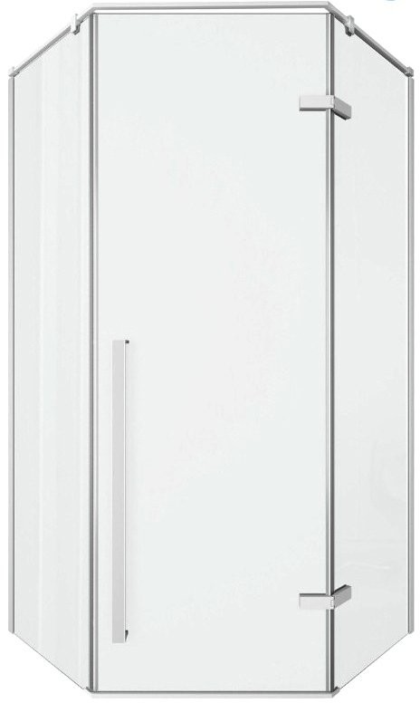 Душевой уголок Ceruttispa C2AW 100x100, профиль белый