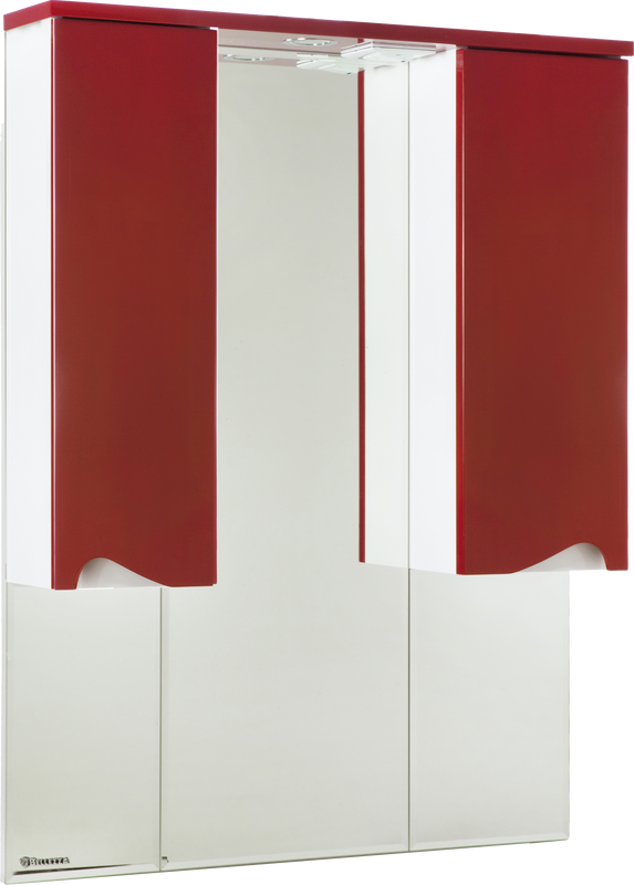 Зеркало Bellezza Эйфория 100 красное, с подсветкой