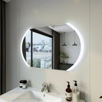 Зеркало Бриклаер Вега / Мальта 100 с подсветкой, овальное