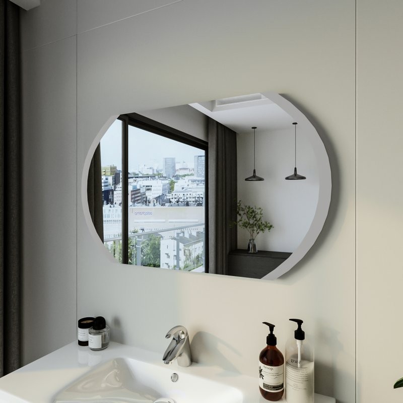 Зеркало Бриклаер Вега / Мальта 100 с подсветкой, овальное