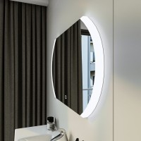 Зеркало Бриклаер Вега / Мальта 100 с подсветкой, овальное