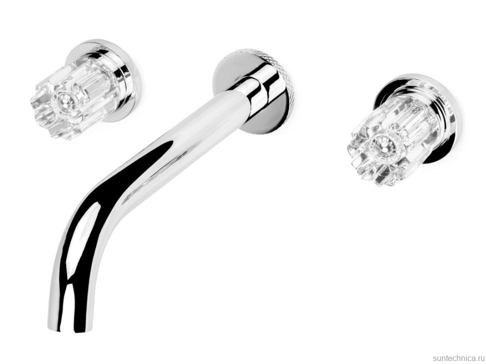 Смеситель для раковины Boheme Elegante 152-2-CR-EL С ВНУТРЕННЕЙ ЧАСТЬЮ, хром