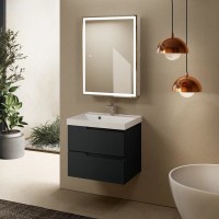 Тумба под раковину для ванной AQUAme S3 60 антрацит Тумба под раковину для ванной AQUAme S3 60 антрацит