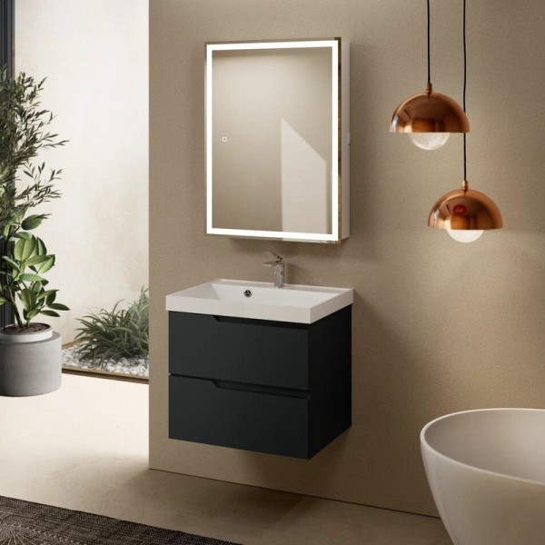 Тумба под раковину для ванной AQUAme S3 60 антрацит