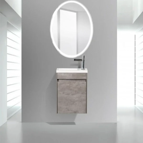 Мебель для ванной комнаты BelBagno Pietra Mini 40 R stucco cemento