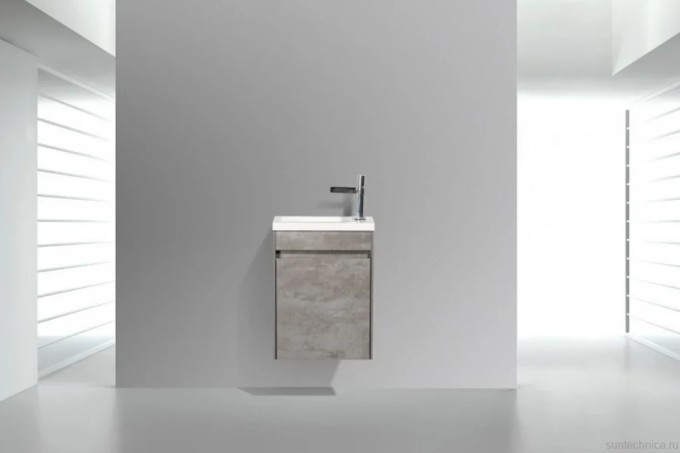 Мебель для ванной комнаты BelBagno Pietra Mini 40 R stucco cemento