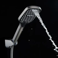 Смеситель для ванны с душем Shevanik S4002T оружейная сталь