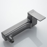 Смеситель для ванны с душем Shevanik S4002T оружейная сталь