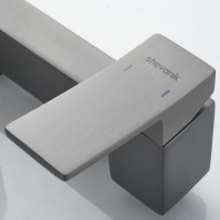 Смеситель для ванны с душем Shevanik S4002T оружейная сталь