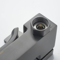 Смеситель для ванны с душем Shevanik S4002T оружейная сталь