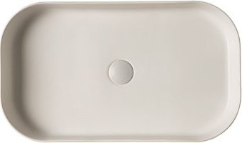 Накладная раковина Galassia SmartB 7407 65 белая, прямоугольная, фаянс