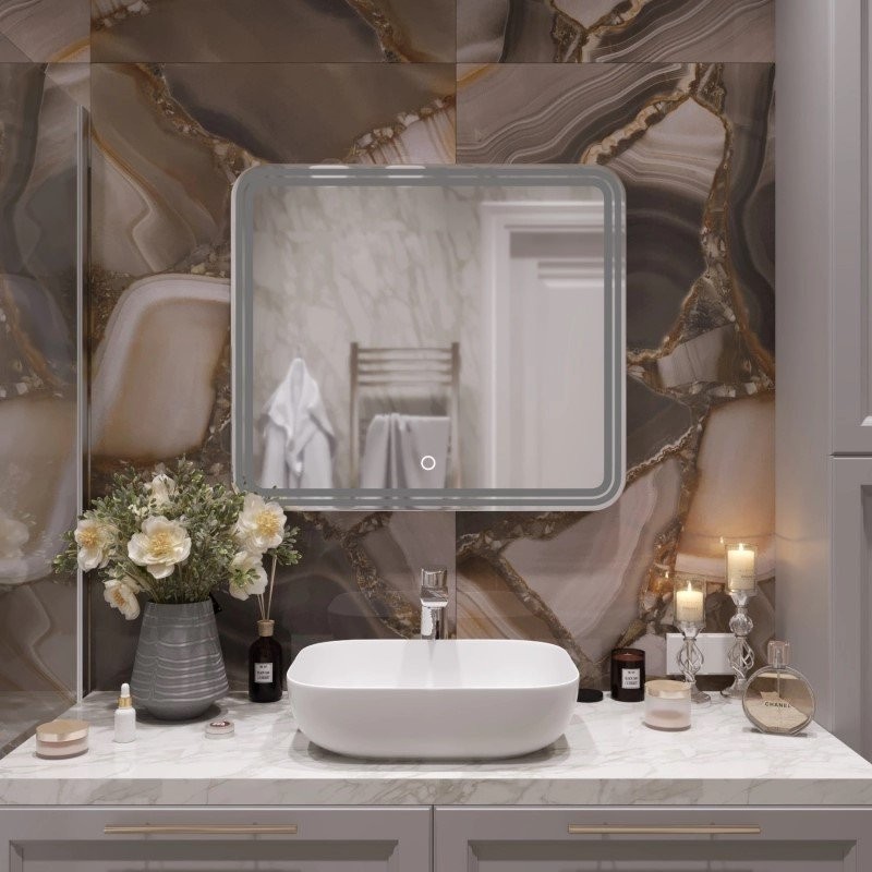 Зеркало Mixline Адриана 80 с подсветкой