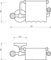 Держатель туалетной бумаги Migliore Amerida 16594 золото Держатель туалетной бумаги Migliore Amerida 16594 золото