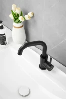 Смеситель для раковины BELZ B810 B10810-7 черный Смеситель для раковины BELZ B810 B10810-7 черный