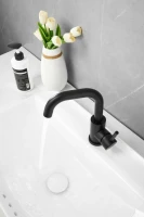 Смеситель для раковины BELZ B810 B10810-7 черный Смеситель для раковины BELZ B810 B10810-7 черный