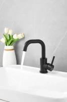Смеситель для раковины BELZ B810 B10810-7 черный Смеситель для раковины BELZ B810 B10810-7 черный