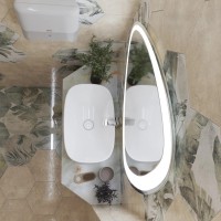 Зеркало Mixline Эдда 70 с подсветкой