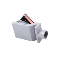 Душевой трап Plumberia Selection PS Stones PSS13RM 13x13, в пол, медь, с сифоном