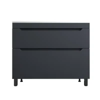 Тумба под раковину без столешницы Style Line Остин 100 напольная, графит эмаль plus
