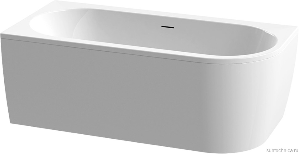 Акриловая ванна Cezares Slim SLIM CORNER-180-80-60-L-W37-SET 180x80 см, левая, пристенная, белая, асимметричная, с каркасом, со сливом-переливом