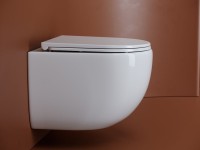Комплект Унитаз подвесной Ceramicanova UP Rimless CN4007 белый + Инсталляция VitrA V-Fix Core 732-5800-01PV + Кнопка Root Round 740-2280 хром