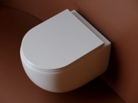 Комплект Унитаз подвесной Ceramicanova UP Rimless CN4007 белый + Инсталляция VitrA V-Fix Core 732-5800-01PV + Кнопка Root Round 740-2280 хром