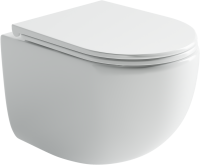 Комплект Унитаз подвесной Ceramicanova UP Rimless CN4007 белый + Инсталляция VitrA V-Fix Core 732-5800-01PV + Кнопка Root Round 740-2280 хром
