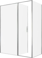 Душевой уголок Allen Brau Priority 160x80, профиль хром, стекло прозрачное