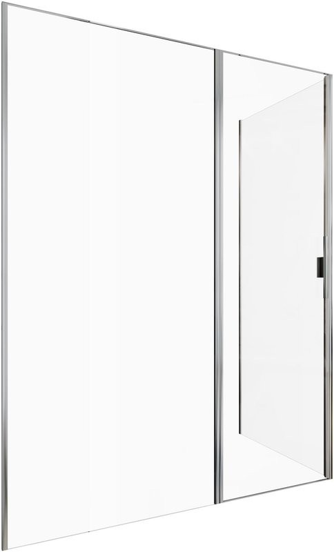 Душевой уголок Allen Brau Priority 160x80, профиль хром, стекло прозрачное
