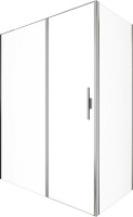 Душевой уголок Allen Brau Priority 160x80, профиль хром, стекло прозрачное