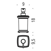 Мыльница Colombo Design Portofino B3242.CR2-VAN хром