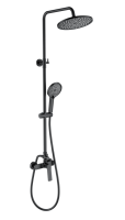 Душевая стойка Wonzon & Woghand WW-B3200-MB матовая черная