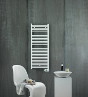Полотенцесушитель электрический Zehnder Aura PBEBZ-120-050/MQ RAL 9016 120x50 белый