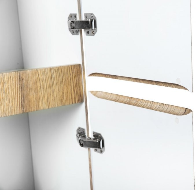 Шкаф пенал для ванной BelBagno Albano 32 rovere rustico