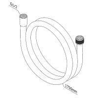 Душевой шланг AM.PM F0417B00 хром