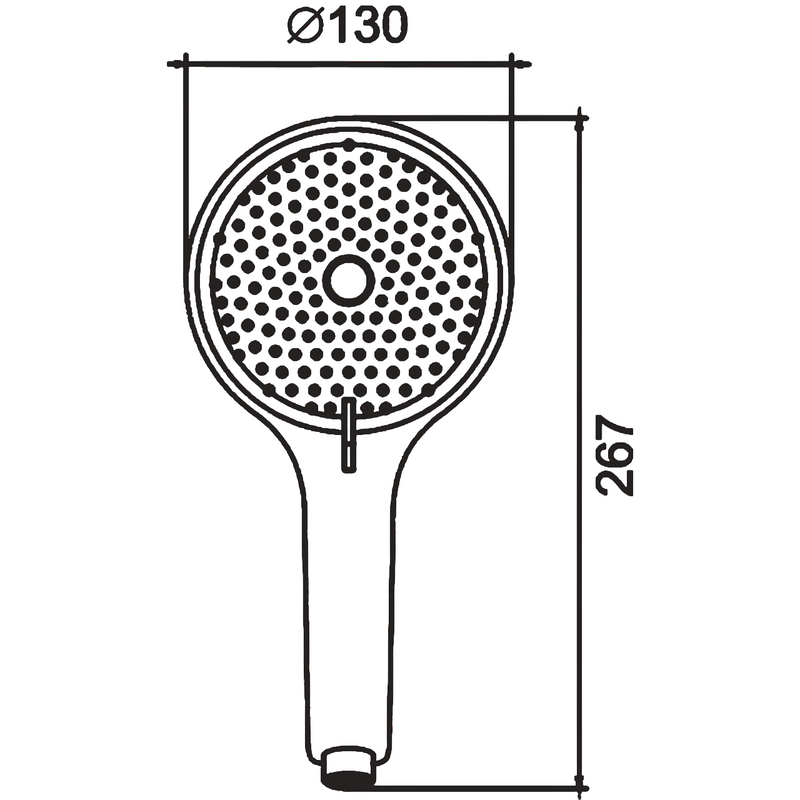 Душевая лейка BELZ BS01-5 брашированное золото