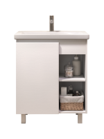 Тумба с раковиной Vigo Milos 70 напольная, белая