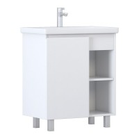 Тумба с раковиной Vigo Milos 70 напольная, белая