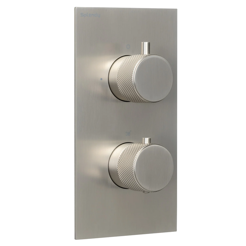 Термостатический смеситель встраиваемый Splendy Passion PA204U2T3NB С ВНУТРЕННЕЙ ЧАСТЬЮ, никель брашированный