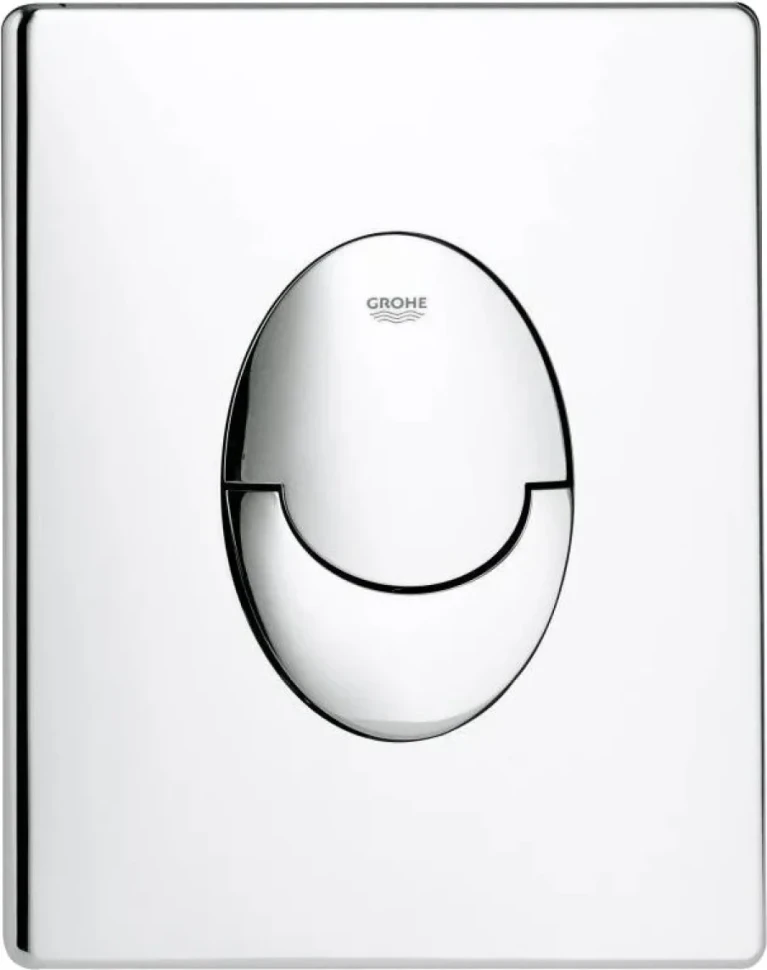 Комплект Унитаз подвесной Grohe Bau Ceramic 39351000 безободковый, альпин-белый + Инсталляция Rapid SL 38721001 3 в 1 с кнопкой смыва