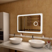 Зеркало Art&Max Latina 120х80 с косметической линзой