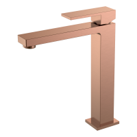 Смеситель для раковины Boheme Qubic 472-CB copper brushed Смеситель для раковины Boheme Qubic 472-CB copper brushed