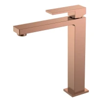 Смеситель для раковины Boheme Qubic 472-CB copper brushed