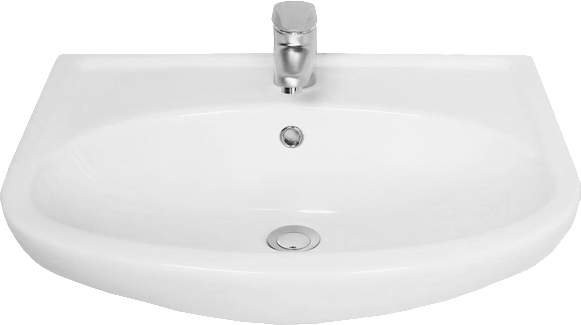 Тумба с раковиной Mixline Мистраль 60 глянцевая белая, в разборе