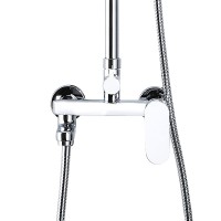 Душевая стойка AZARIO Arizona  Round AZ-20R хром