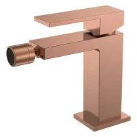 Смеситель для биде Boheme Qubic 476-CB copper brushed