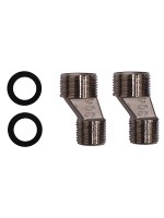 Душевая стойка AZARIO Lursy AZ-K2349B черная матовая